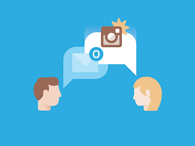 Booncon Internal Communication communication conversation instagram mail pictograms