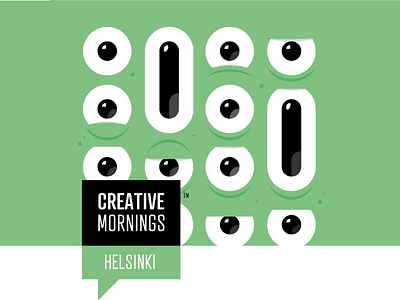 Creative Mornings Helsinki goes Weird cmweird creativemornigns eyes helsinki museum screen weird