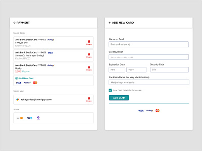 Credit Card Checkout for ui design challenge adobexd checkout credit card dailyui payment ui ui challenge user interface xd