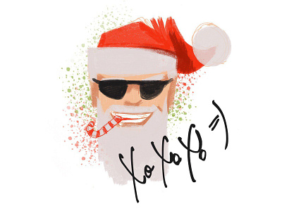 Bad Santa 2020 =) handdraw happy holidays happy new year illustration merry christmas merry xmas merrychristmas pencil procreate santa santa claus sketch unfinished