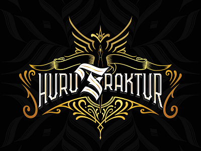 Hurufraktur New Logo calligraphy community designer hurufraktur indonesia lettering logo logotype new