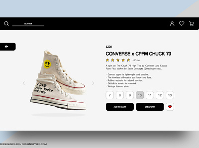 Shoe Website Concept uidesign uxdesign website websitedesign