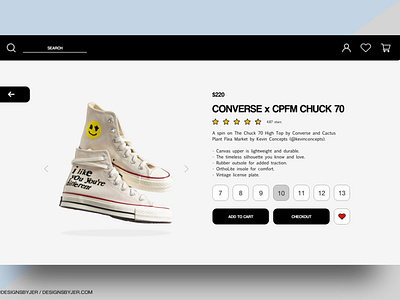 Shoe Website Concept