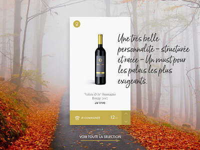 Vino design ecommerce typography ui ux web website