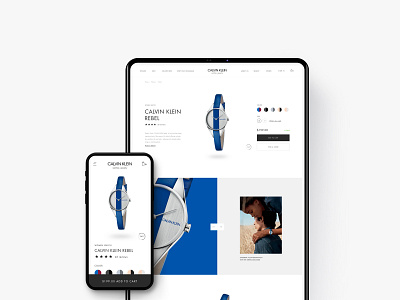 Watch Product Page design ecommerce jewelery jewellery mobile responsive design ui watches website