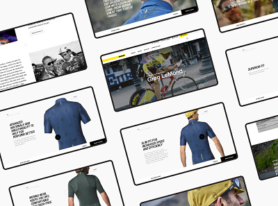 Cycling Landing branding cycling ecommerce landing responsive design ui web website