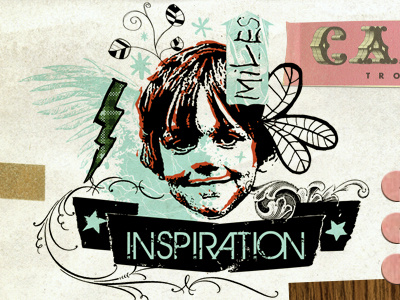 Inspiration 1 boy collage creative energy face ideas inspiration kid miles miller son