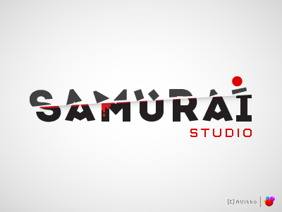 Design studio logo creative japan japanese katana logo logodesign logotype samurai дизайнлоготипа лого логотип самурай