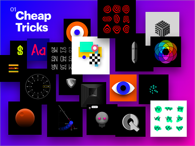 Cheap Tricks - April 2017 branding cheap design digest graphic identity logo tricks ui ux