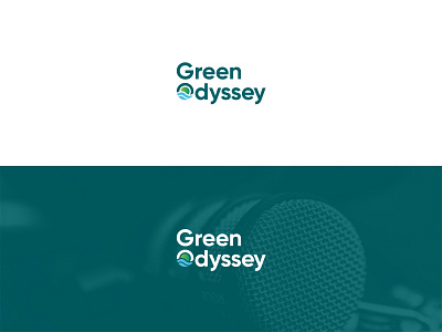 Green Odyssey Logo Concept branding clean logo digital logo g logo green logo identity logo logo mark minimalist logo podcast logo studio logo