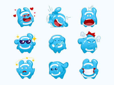 Emoticon Sticker Oorth