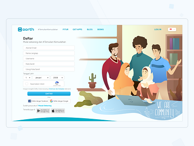 Landing Page Oorth Website app app design character community concept creative design flat flat vector graphic design illustration landingpage ui uidesign uiux ux vector webdesign website website design