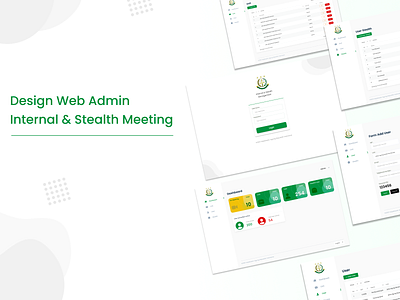 Design Web Admin Internal & Stealth Meeting ui ui design web design