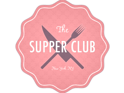 Supper Club Logo brand identity logo
