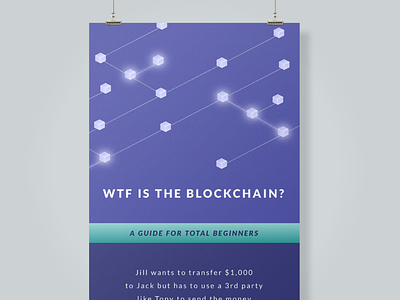What is Blockchain? @2X blockchain infographic purple tech ui ux vector