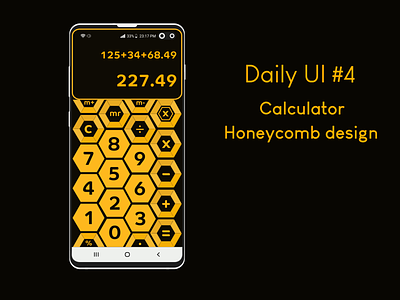 Daily UI #4 Calculator app calculator calculator app daily ui dailyui design galaxy s10 plus samsung galaxy s10