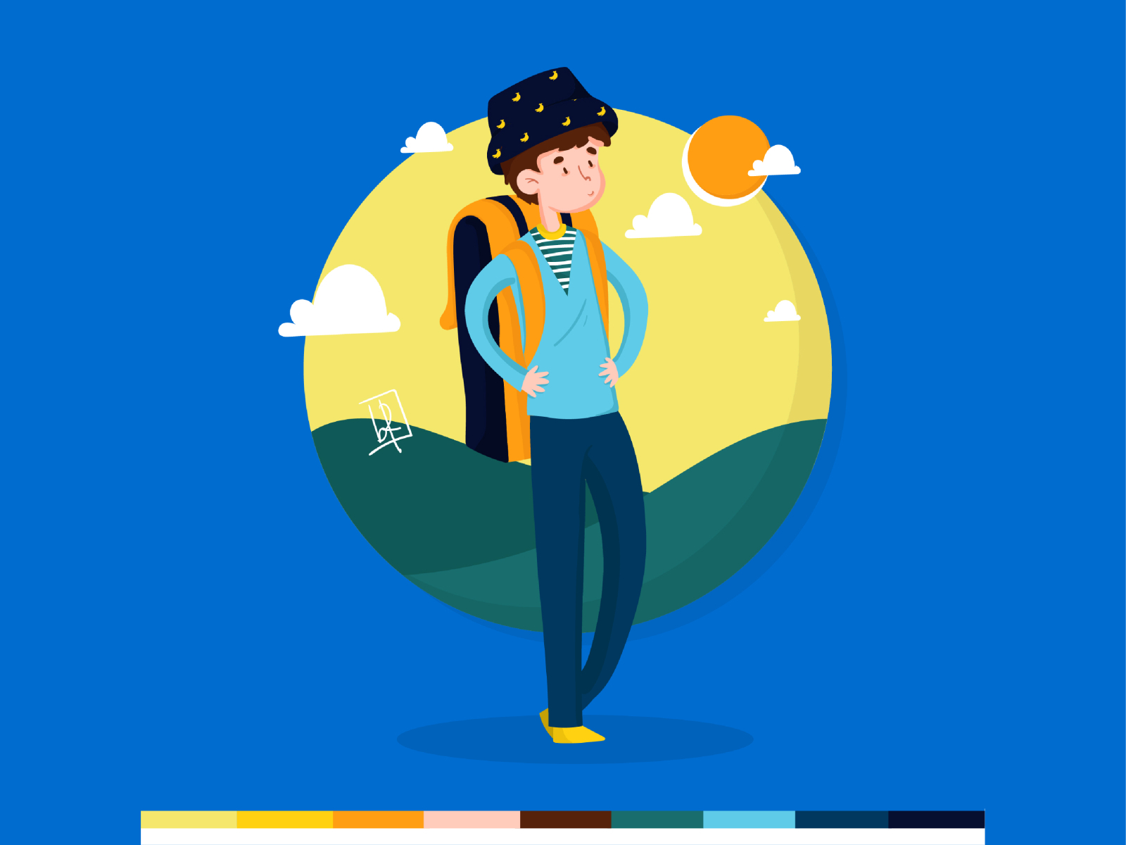 vacation by Brilianakurnia Illustration Designer on Dribbble