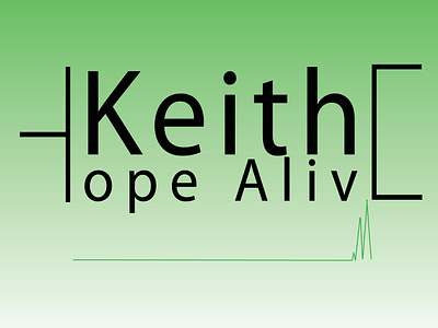 Keith Hope Alive branding design illustration logo type typography vector