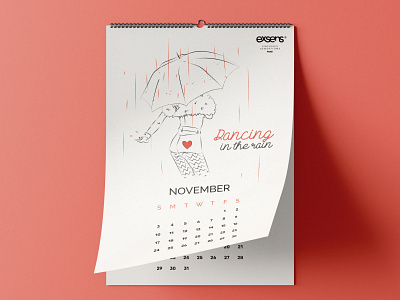 2019 calendar - November ass calendar graphic design illustration legs november rain raining schedule sexy sexy legs shorts umbrella woman