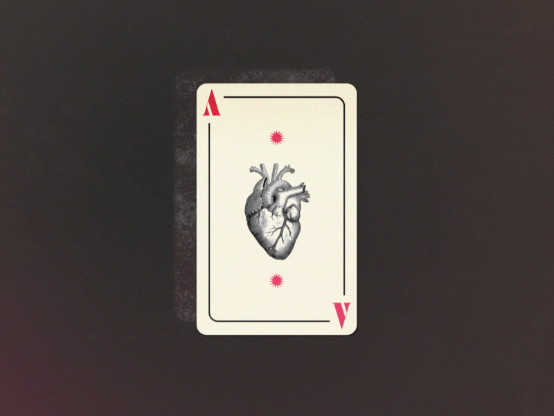 Motiontober Day 4 // Shot ace ace of hearts anatomy antibes bullet cards freelance graphic design motion design motion graphics playing playing cards poker shot