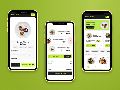 Restaurant App Design adobe illustrator design logo ui