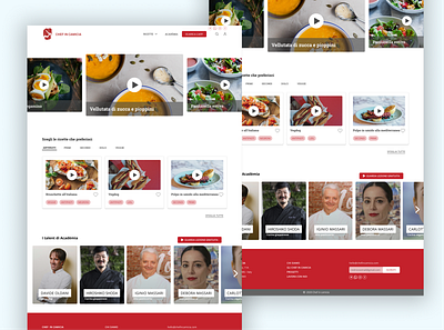 Food Network - Homepage Redesign food app layoutdesign recipes webdesign