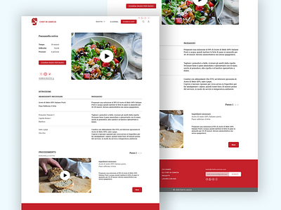 Food Network - Recipe page Redesign