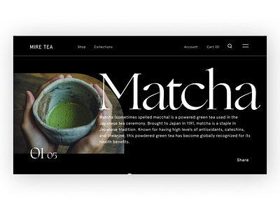 Tea Shop Website (Concept)