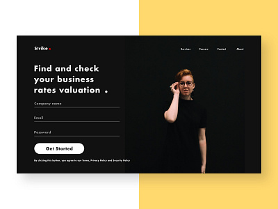 Strike Landing Page