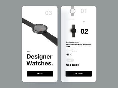 Watch App app branding design identity minimal mobile typography ui ui design ux watch website