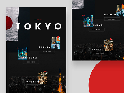 TOKYO app branding design identity japan tokyo ui web website