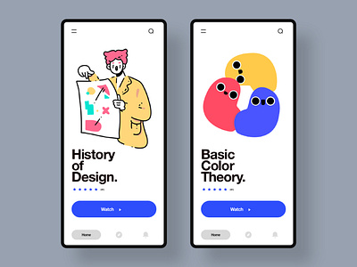 Design Masterclass App app branding design design app identity masterclass minimal mobile ui ui design web website