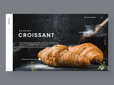 Bakery Website app bakery branding design identity minimal ui ui design web web design landing page website