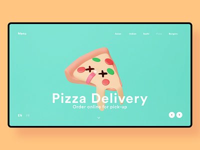 Food Delivery App Concept application branding design food food delivery food delivery app food ordering app identity ui ui design web web design landing page website