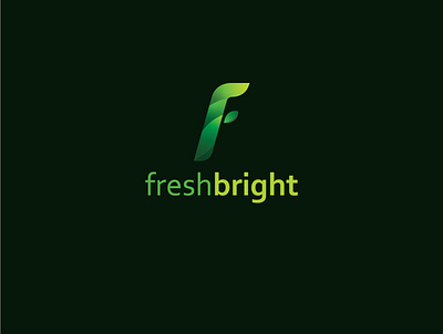 Fresh bright logo Concept branding flat illustration logo minimal vector