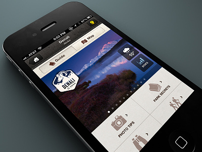 ** National Parks App Update! app design interface mobile ui ux