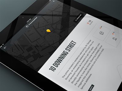 Secret Detail on iPad app design interface mobile ui ux