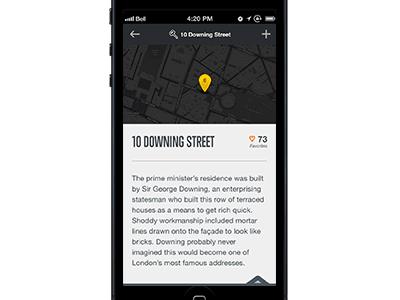 Context Menu (GIF) app design interface mobile rally interactive ui ux