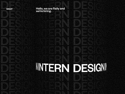 Rally is hiring Design Interns