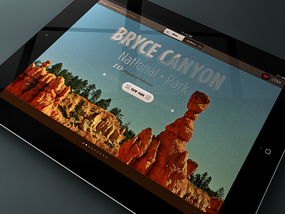 Canyon Country App Renders app design interface mobile rally interactive ui ux