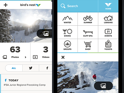 Snowbird mobile site has Launched! design interface mobile rally interactive site ui ux
