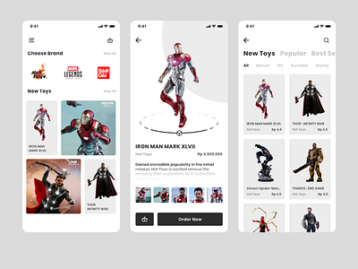 Toys Collector Apps Concept