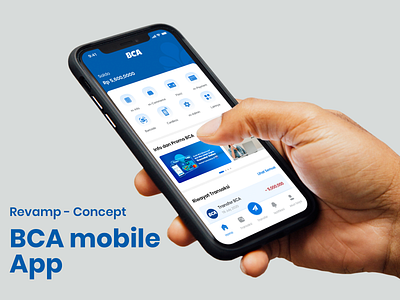 BCA mobile - Concept app bank banking bca design ios mobile app money saving ui ux uidesign user experience userinterface uxdesign