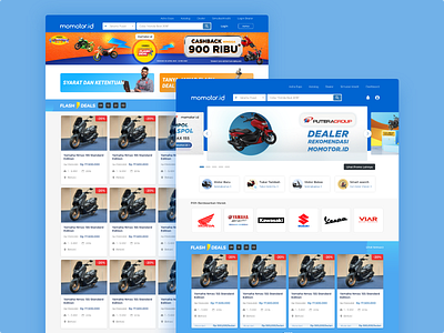 Momotor.id Flash Deal design ecommerce flash deal flash deals loan motorbike motorcycle ui uiux uiuxdesign user experience userinterface webdesign