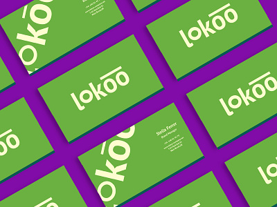 Lokoo Calling card brand design brand identity branding branding design business card businesscard calling card design designer graphic artist graphics logo logodesign