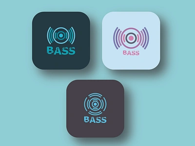 BASS APP MOCKUP app appdesign appdesigner application logo music