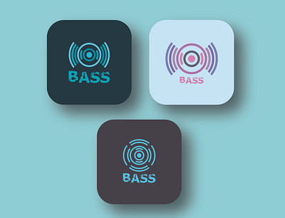 BASS APP MOCKUP app appdesign appdesigner application logo music