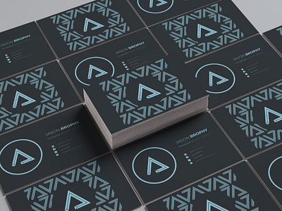 Business Card Design businesscard design geometric logo pattern