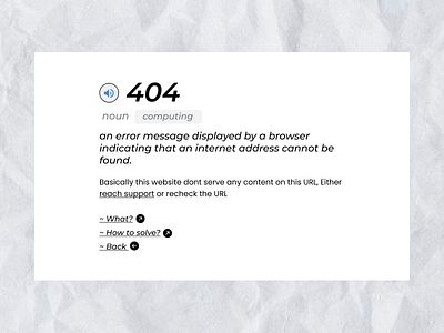 404 Error Pages 404 404 error 404 error page 404 page 404 page design empty state idea inspiration webdesign