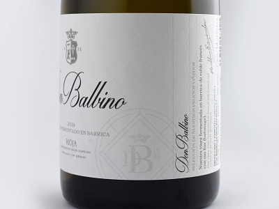 Don Balbino Blanco classic label classic wine label diseño etiqueta vino etiqueta vino etiqueta vino clásica labelling wine bottle design wine bottle packaging wine label design